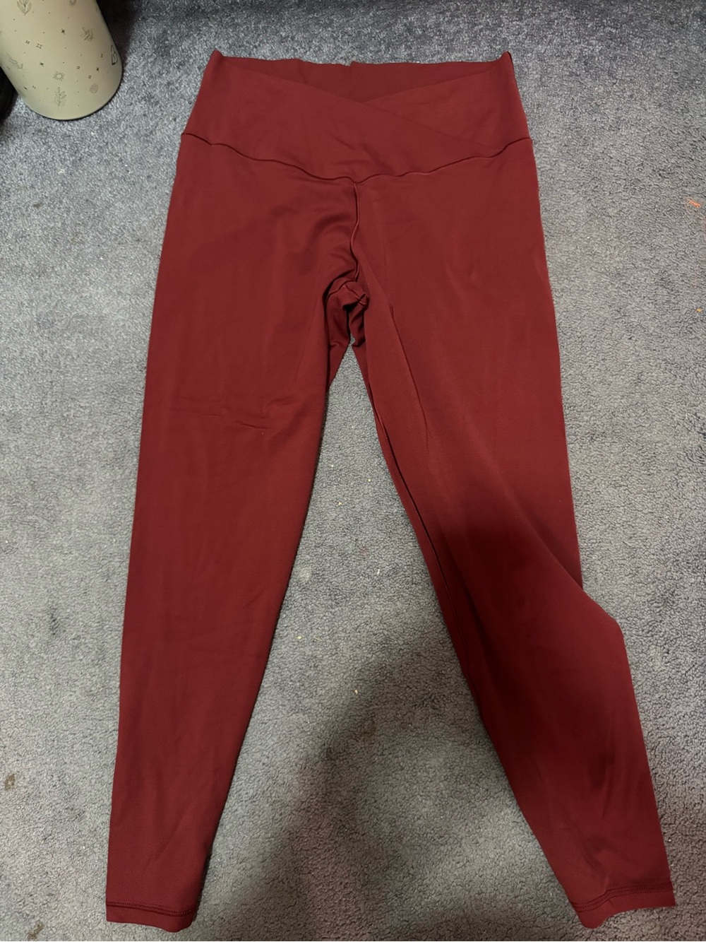 aerie High-Waist Leggings in Deep Burgundy